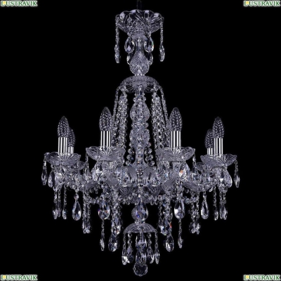 Люстра 1415/8/200/XL-76/Ni ★Bohemia Ivele Crystal, Никель► — Купить▼