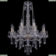 Люстра 1415/8+4/200/h-75/G ★Bohemia Ivele Crystal, Золото► — Купить▼