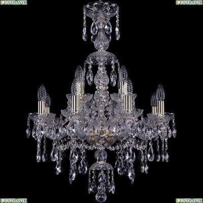 Люстра 1415/8+4/200/XL-76/G ★Bohemia Ivele Crystal, Золото► — Купить▼