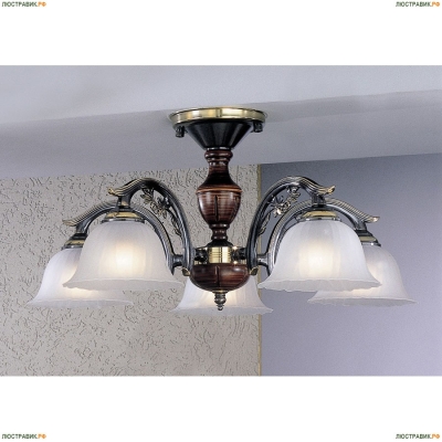 Люстра PL 2700/5 ★Reccagni Angelo, 5 x 60Вт☀, Бронза► — Купить▼