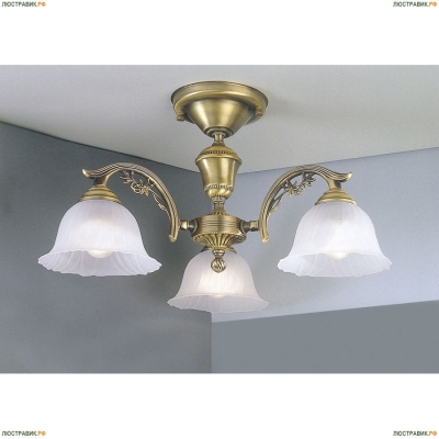 Люстра PL 2720/3 ★Reccagni Angelo, 3 x 60Вт☀, Бронза► — Купить▼