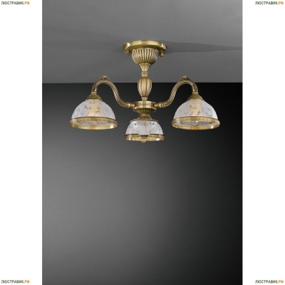Люстра PL 6222/3 ★Reccagni Angelo, 3 x 60Вт☀, Бронза► — Купить▼