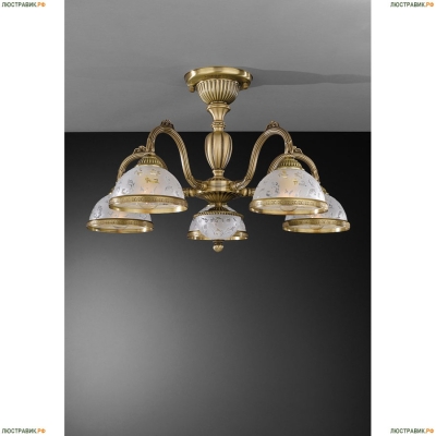 Люстра PL 6222/5 ★Reccagni Angelo, 5 x 60Вт☀, Бронза► — Купить▼