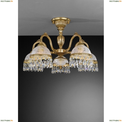 Люстра PL 6320/5 ★Reccagni Angelo, 5 x 60Вт☀, Золото► — Купить▼