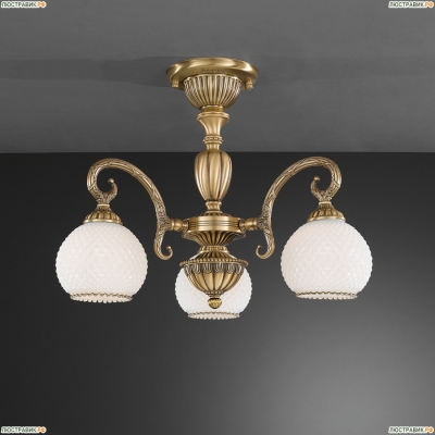 Люстра PL 8420/3 ★Reccagni Angelo, 3 x 60Вт☀, Бронза► — Купить▼