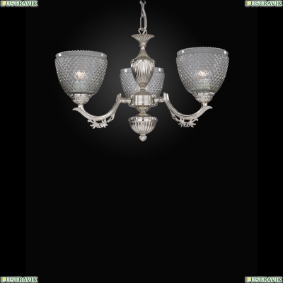 Люстра L 9851/3 ★Reccagni Angelo, 3 x 60Вт☀, Серебро► — Купить▼