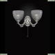 Бра A 9851/2 ★Reccagni Angelo, 2 x 60Вт☀, Серебро► — Купить▼