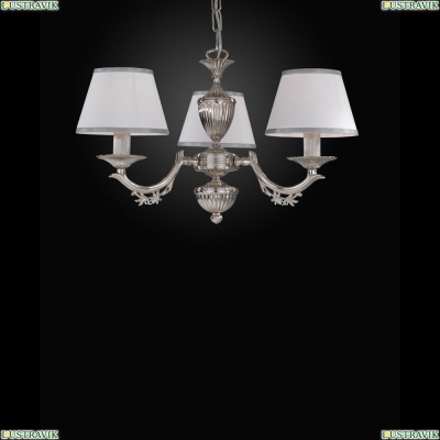 Люстра L 9830/3 ★Reccagni Angelo, 3 x 60Вт☀, Серебро► — Купить▼