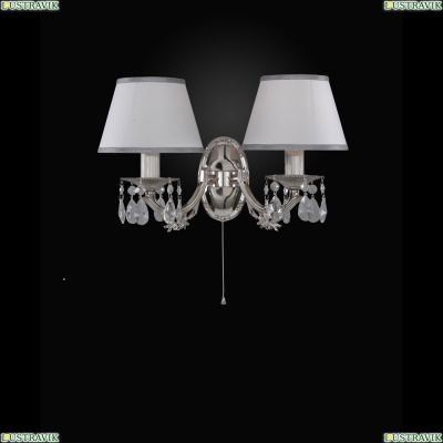 Бра A 9832/2 ★Reccagni Angelo, 2 x 60Вт☀, Серебро► — Купить▼