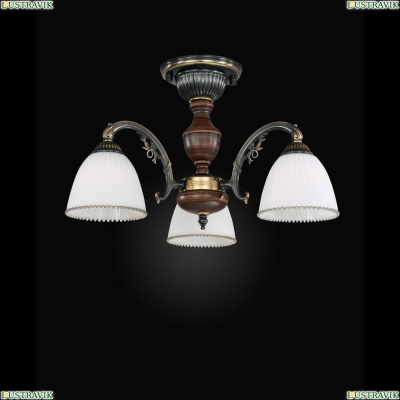 Люстра PL 3800/3 ★Reccagni Angelo, 3 x 60Вт☀, Состаренная бронза► — Купить▼