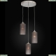 Люстра L 10000/3 ★Reccagni Angelo, 3 x 60Вт☀, Серебро► — Купить▼
