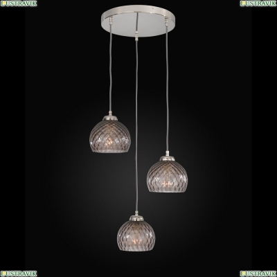 Люстра L 10003/3 ★Reccagni Angelo, 3 x 60Вт☀, Серебро► — Купить▼