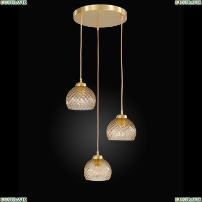Люстра L 10032/3 ★Reccagni Angelo, 3 x 60Вт☀, Золото► — Купить▼