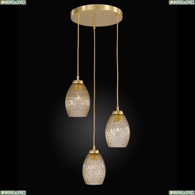 Люстра L 10033/3 ★Reccagni Angelo, 3 x 60Вт☀, Золото► — Купить▼