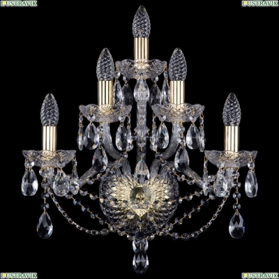 Бра 10.21.2+2+1.165.Gd.Sp ★Bohemia Art Classic, Золото► — Купить▼