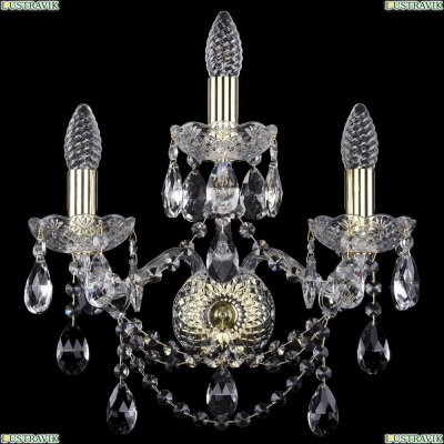 Бра 10.25.2+1.141.Gd.Sp ★Bohemia Art Classic, Золото► — Купить▼
