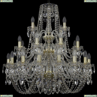 Люстра 11.11.16+8+4.300.3d.Gd.Sp ★Bohemia Art Classic, Золото► — Купить▼