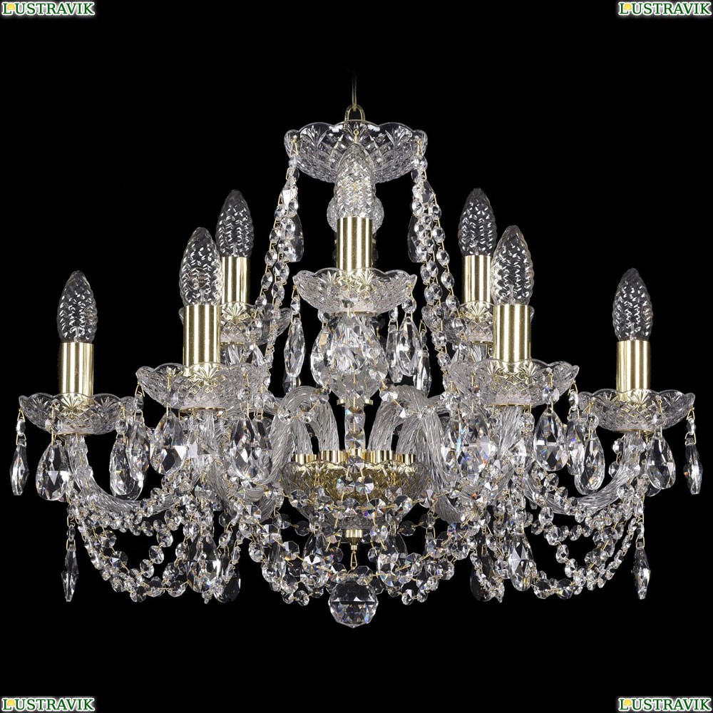11.11.6+3.195.Gd.Sp Люстра хрустальная Bohemia Art Classic - Фото № 1
