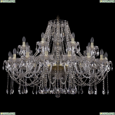 Люстра 11.12.16+8.400.Gd.Sp ★Bohemia Art Classic, Золото► — Купить▼