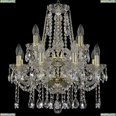 Люстра 11.12.8+4.165.2d.Gd.Sp ★Bohemia Art Classic, Золото► — Купить▼