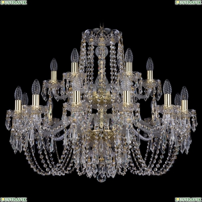 Люстра 11.23.12+6.300.2d.Gd.Dr ★Bohemia Art Classic, Золото► — Купить▼