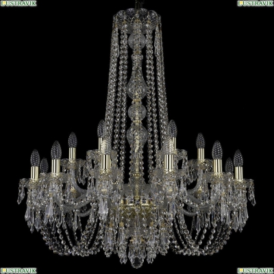 Люстра 11.23.12+6.300.h-95.Gd.Dr ★Bohemia Art Classic, Золото► — Купить▼