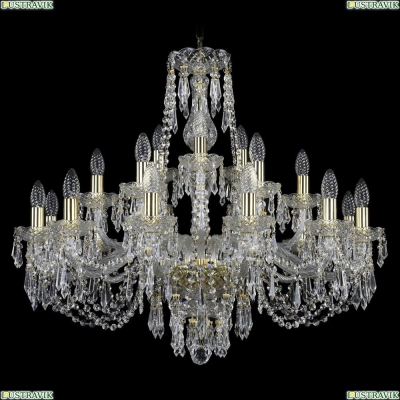 Люстра 11.23.12+6+3.300.Gd.Dr ★Bohemia Art Classic, Золото► — Купить▼