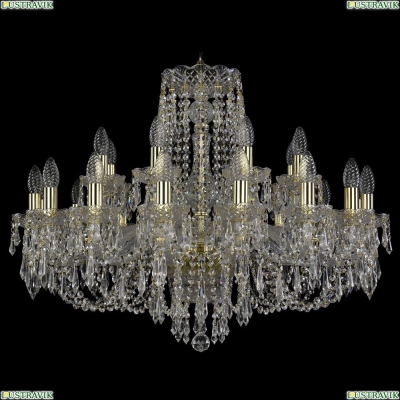 Люстра 11.23.16+8.300.Gd.Dr ★Bohemia Art Classic, Золото► — Купить▼