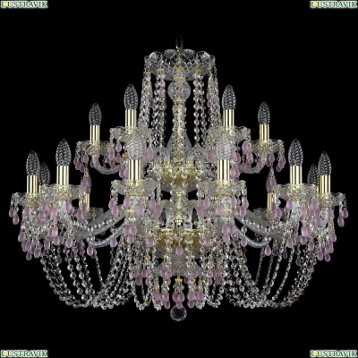 Люстра 11.24.12+6.300.2d.Gd.V7010 ★Bohemia Art Classic, Золото► — Купить▼