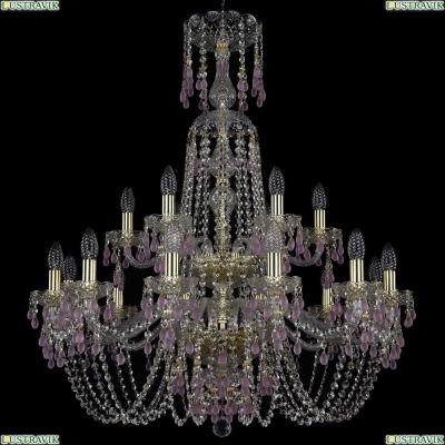 Люстра 11.24.12+6.300.2d.XL-95.Gd.V7010 ★Bohemia Art Classic, Золото► — Купить▼