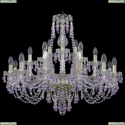 Люстра 11.24.12+6+3.300.Gd.V7010 ★Bohemia Art Classic, Золото► — Купить▼
