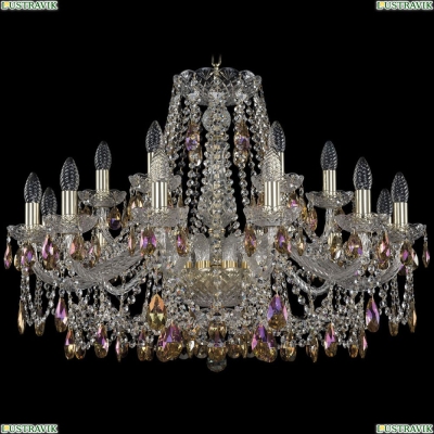 Люстра 11.25.12+6.300.Gd.Sp.K777 ★Bohemia Art Classic, Золото► — Купить▼