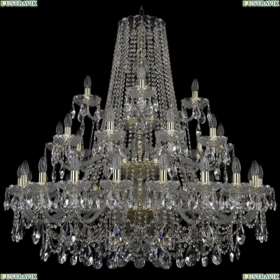 Люстра 11.25.20+10+5.400.3d.Gd.Sp ★Bohemia Art Classic, Золото► — Купить▼