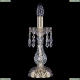 Настольная лампа 12.23.1-26.Gd.Dr ★Bohemia Art Classic, Золото► — Купить▼