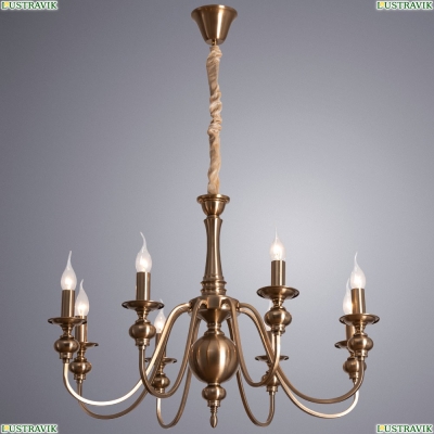 Люстра A6097LM-8PB ★Arte Lamp, Медь► — Купить▼