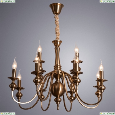 Люстра A6097LM-12PB ★Arte Lamp, Медь► — Купить▼