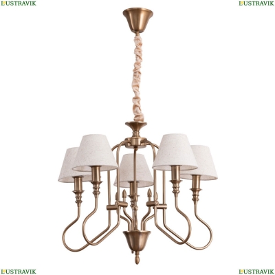 Люстра A6086LM-5PB ★Arte Lamp, Медь► — Купить▼
