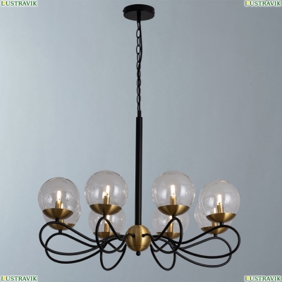 Люстра 2544/04 LM-8 ★Divinare, Черный► — Купить▼