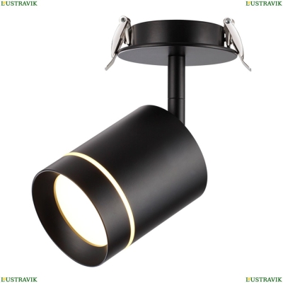 Встраиваемый спот Novotech Arum Black 357688 - купить в интернет-магазине ЛЮСТРАВИК
