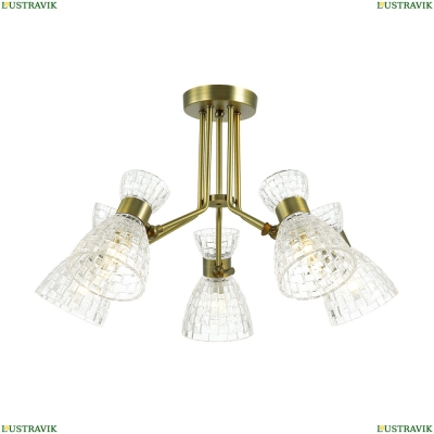 Люстра 3704/5C ★Lumion, 5 x 40Вт☀, Бронза► — Купить▼
