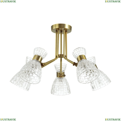 Люстра 3704/5C ★Lumion, 5 x 40Вт☀, Бронза► — Купить▼