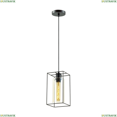 Подвес 3728/1 ★Lumion, 1 x 60Вт☀, Черный► — Купить▼
