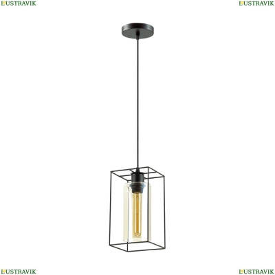 Подвес 3728/1 ★Lumion, 1 x 60Вт☀, Черный► — Купить▼
