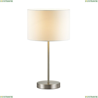 Настольная лампа 3745/1T ★Lumion, 1 x 60Вт☀, Матовый никель► — Купить▼
