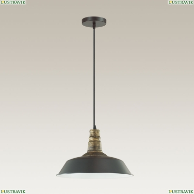 Подвес 3677/1 ★Lumion, 1 x 60Вт☀, Черный► — Купить▼