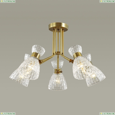 Люстра 3704/5C ★Lumion, 5 x 40Вт☀, Бронза► — Купить▼