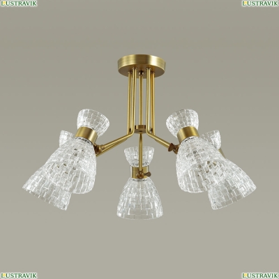 Люстра 3704/5C ★Lumion, 5 x 40Вт☀, Бронза► — Купить▼