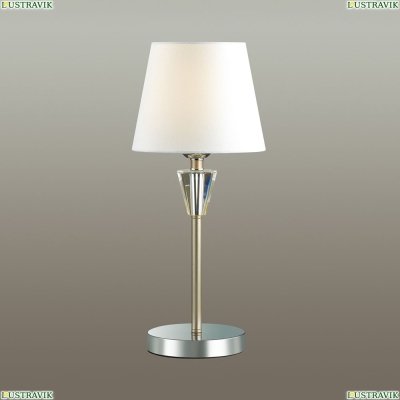 Настольная лампа 3733/1T ★Lumion, 1 x 60Вт☀, Хром► — Купить▼