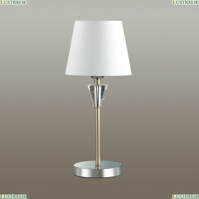 Настольная лампа 3733/1T ★Lumion, 1 x 60Вт☀, Хром► — Купить▼