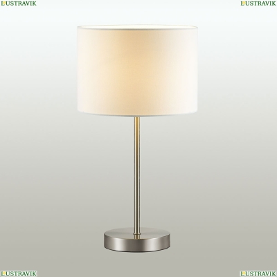 Настольная лампа 3745/1T ★Lumion, 1 x 60Вт☀, Матовый никель► — Купить▼
